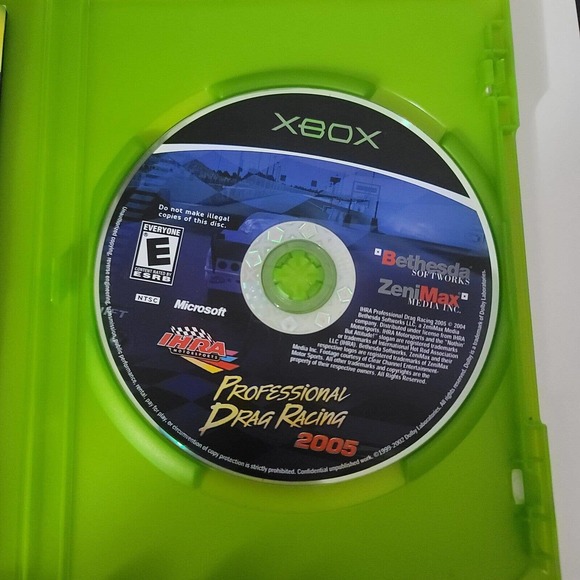 IHRA Professional Drag Racing 2005 Microsoft Xbox With Manual Tested - Picture 5 of 5